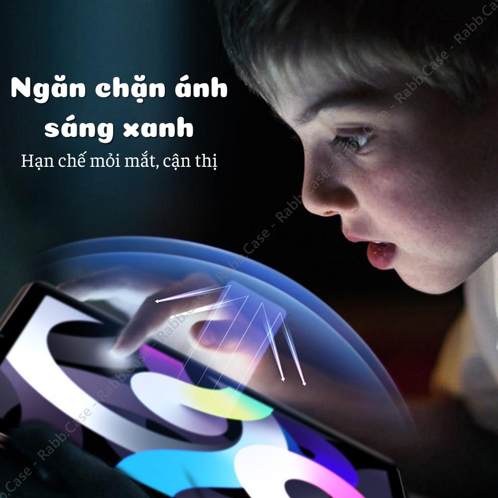 Cường lực dành cho iPad có khuôn hỗ trợ tự dán, cường lực trong suốt, vát viền 2.5D thẩm mỹ và chống nứt, mẻ cạnh