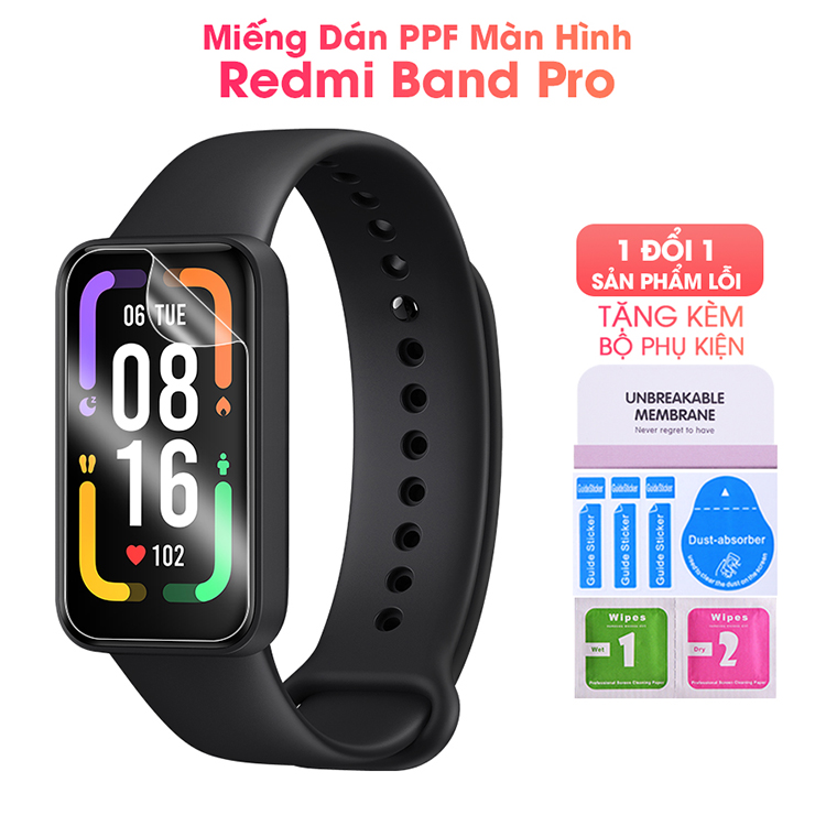 Miếng Dán Màn Hình Mặt Trước PPF Dành Cho Xiaomi Redmi Band Pro / Watch 2 Lite / Mi Watch Lite - Handtown - Hàng Chính Hãng