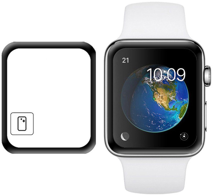 Miếng Dán Cường Lực 3D Cho Apple iWatch / Apple Watch 42 mm - Hàng Chính Hãng