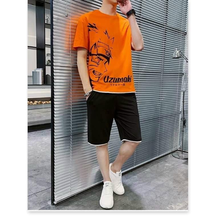 SET BỘ MẶC HÈ UZUHAKI CHẤT THUN LẠNH CỰC MÁT CÓ ĐỦ SIZE CHO NAM