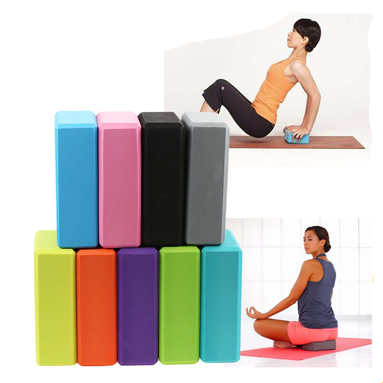 Gạch xốp yoga trơn nhựa AVE hỗ trợ tập luyện hiệu quả