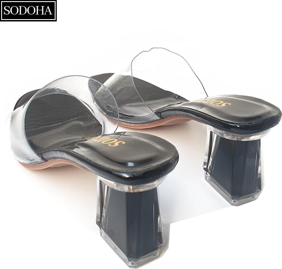 Dép nữ cao gót SODOHA SDH-2552 đế cao 7cm
