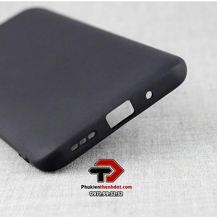 Ốp lưng dành cho Xiaomi Redmi 9A silicone dẻo màu đen