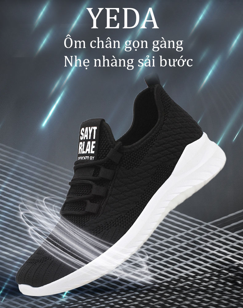 Giày thể thao nam, nữ, giày thể thao thời trang giày chạy bộ êm chân thoáng khí siêu nhẹ Mã F31
