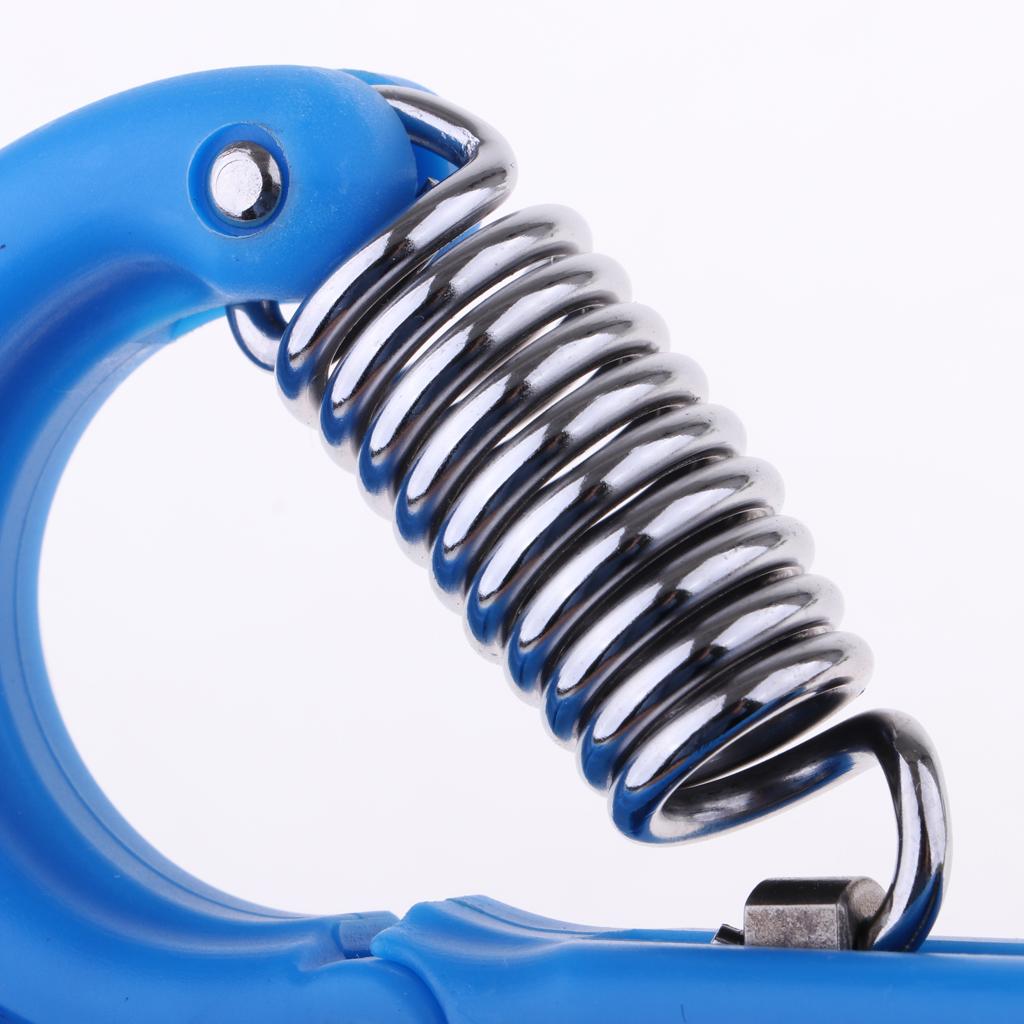 Adjustable Hand Grip Strengthener Exerciser Forearm Gripper    Blue