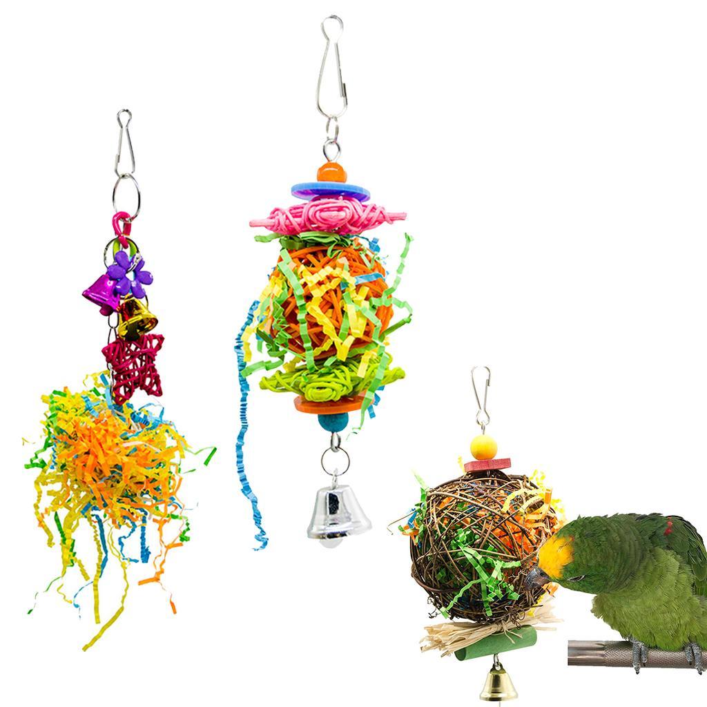 Bird Chewing Toy for Bird Parrot Budgie Cockatiel Parakeet Cage Toy