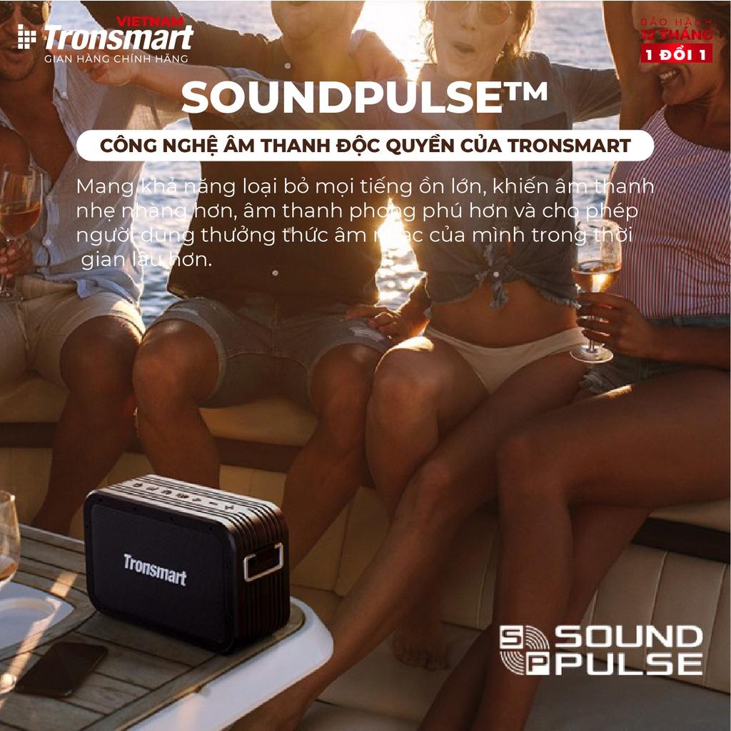 Loa Bluetooth 5.0 Tronsmart Force Max Công suất 80W, Chống thấm nước IPX6 - Thời gian 13 giờ chơi nhạc - Hàng chính hãng