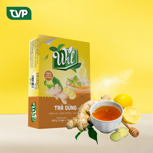 Trà gừng hòa tan Wil thành phần gừng tự nhiên hộp 160g
