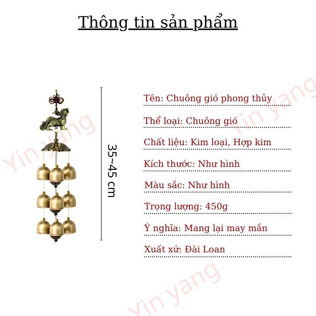 Chuông Gió Phong Thủy Tâm Linh Đem Lại May Mắn