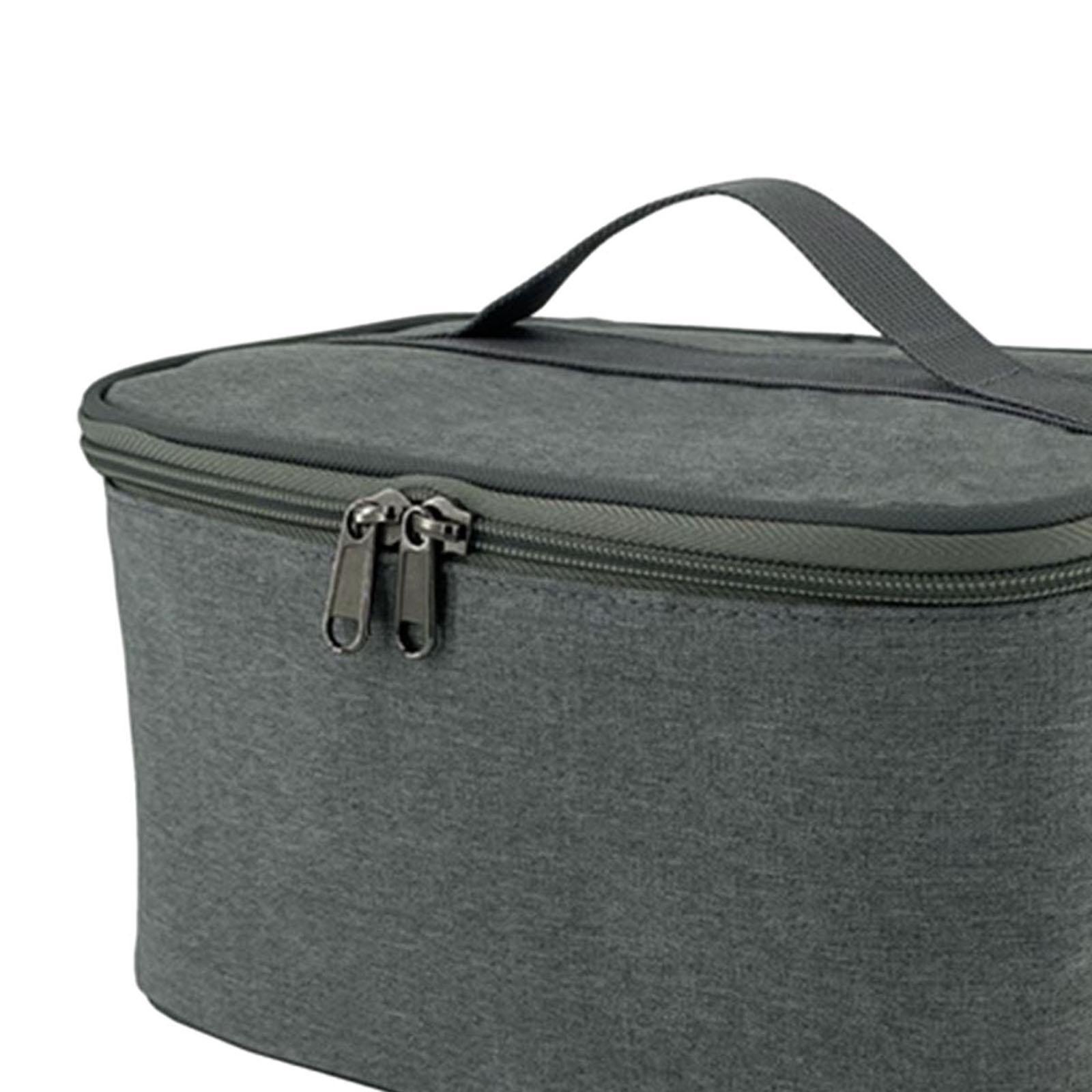 36x21cm Utensil Organizer Storage Bag Tote Tableware Carrier Brown