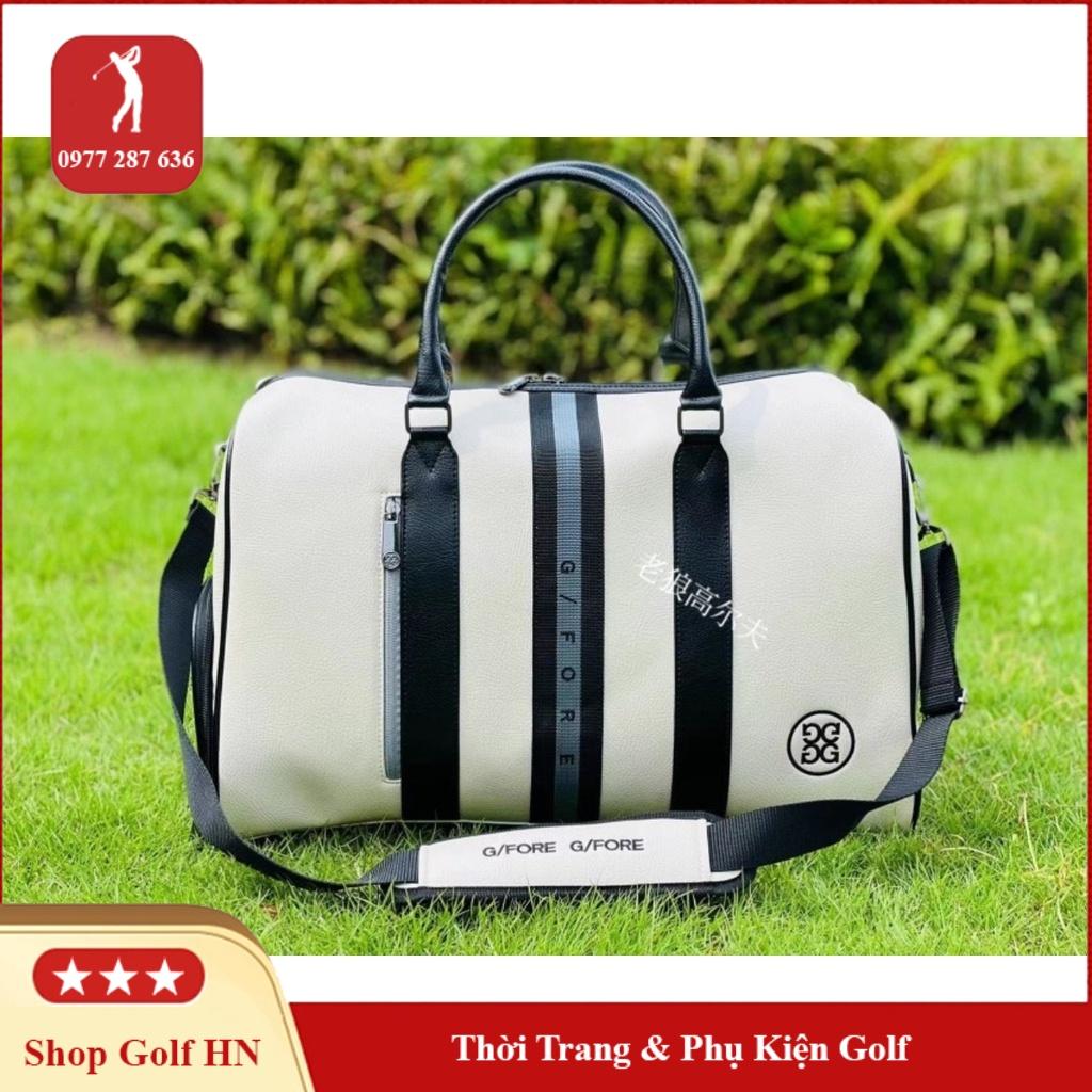 Túi đựng quần áo và giày golf bag da PU bóng chống nước đựng đồ phụ kiện cá nhân TD017