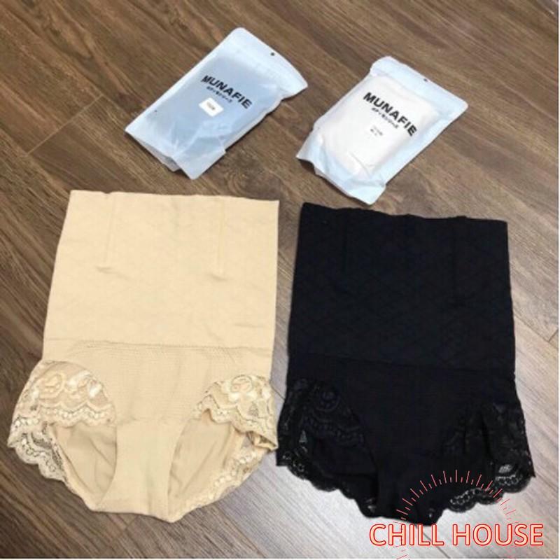 Quần lót Gen Bụng Chống Cuộn Viền Ren Nhật Munafie - CHILLHOUSE