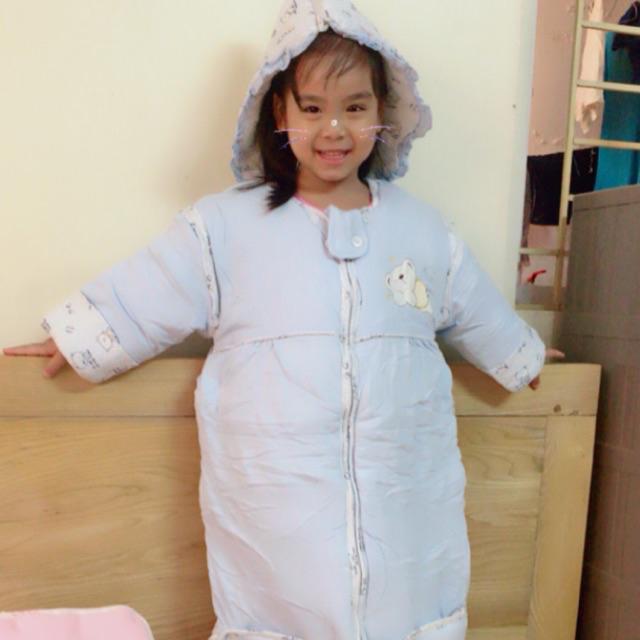 Túi ngủ trần bông bỏ tay chân được