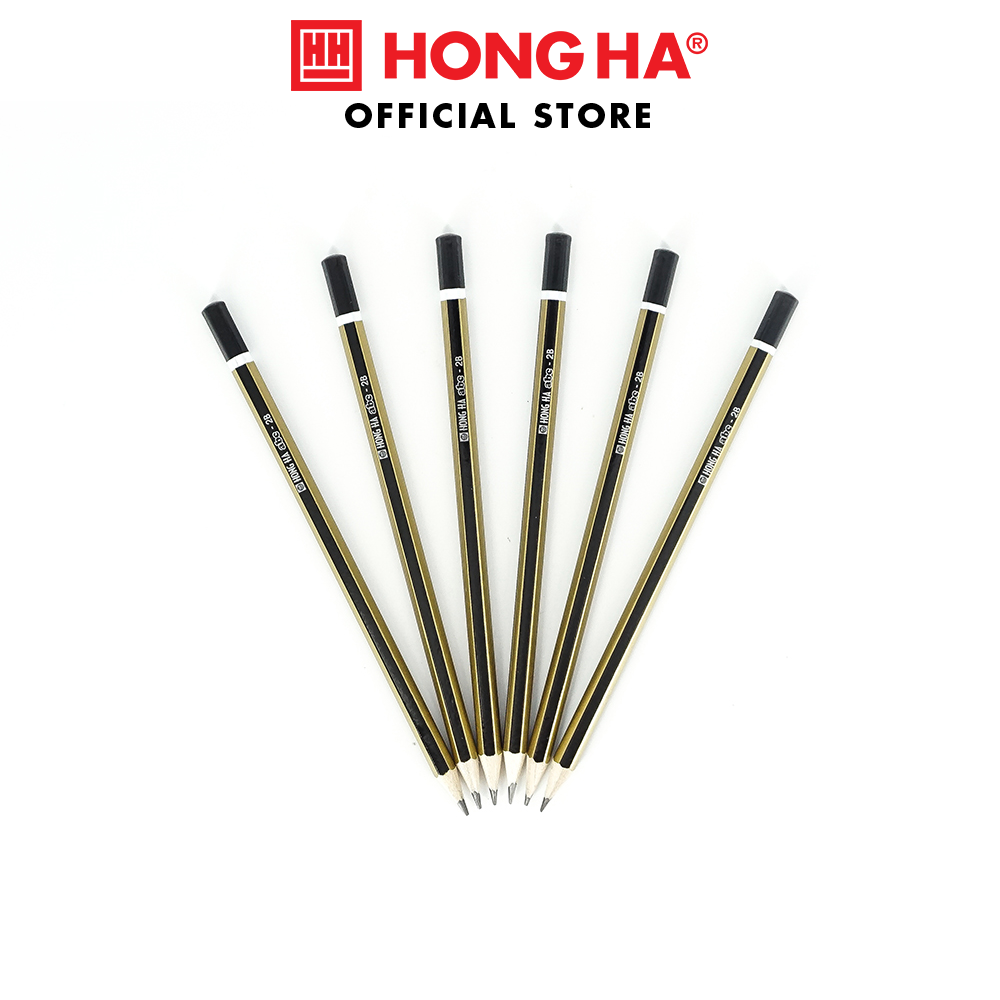 Bút chì 2B ABC Hồng Hà không tẩy 3404