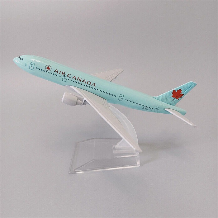 Mô hình máy bay tĩnh B777-200 Air Canada 16cm