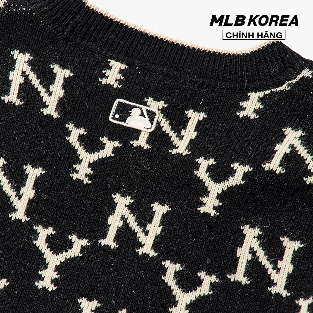 MLB - Áo khoác cardigan phom suông Monogram 3AKTM0114