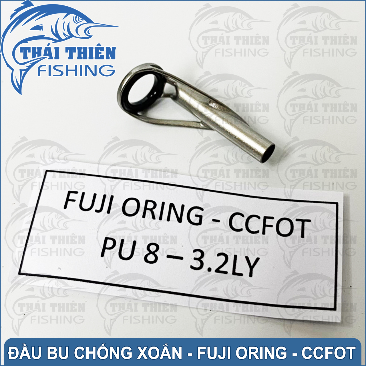 Đầu Bu Fuji Oring CCFOT Chống Xoắn Cao Cấp Dùng Cho Cần Câu Lure, Cần Máy Câu Ngâm