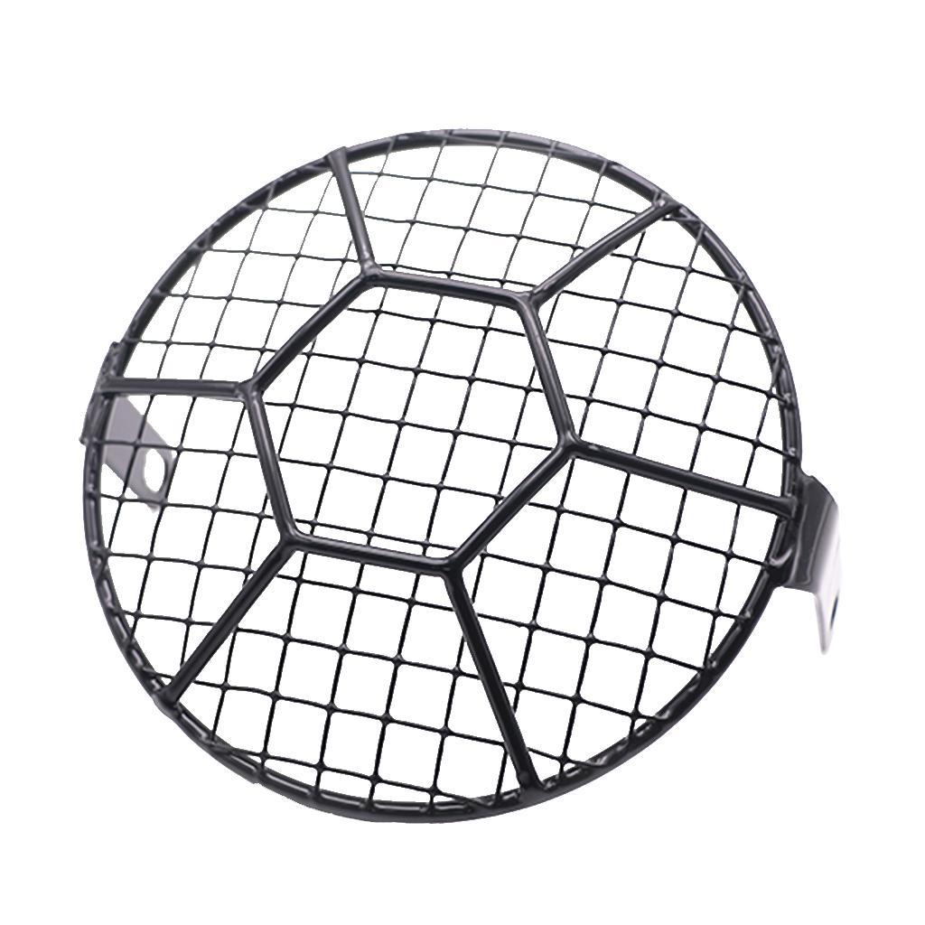 Retro Motorcycle Headlight Mesh  Mount  For