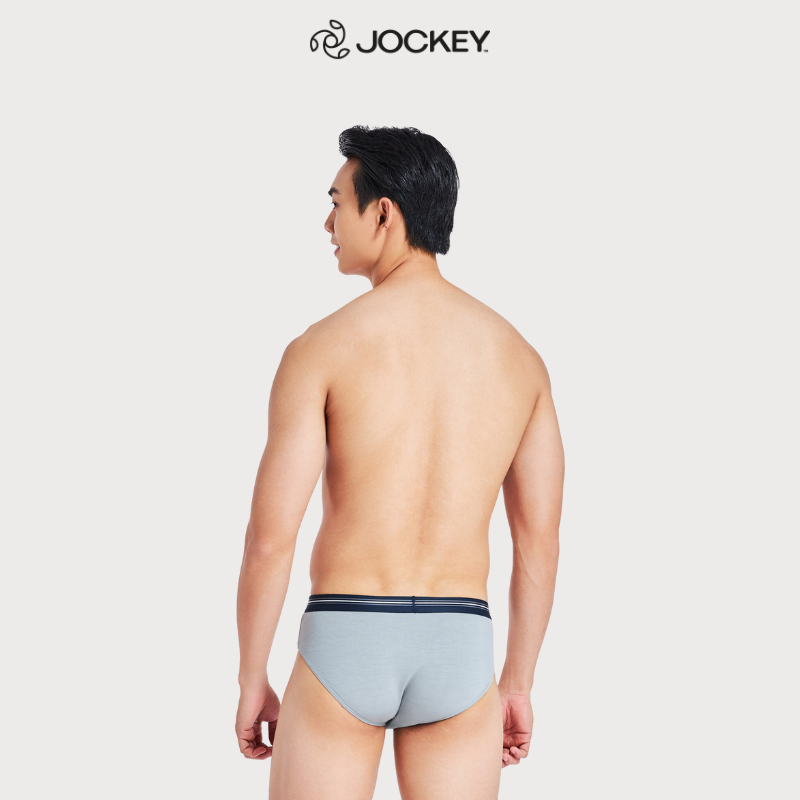 Quần Lót Nam Thun Cotton Jockey Dáng Trunk Boxer Co Giãn Thoải Mái Màu Xám Nhạt - J1248_P1