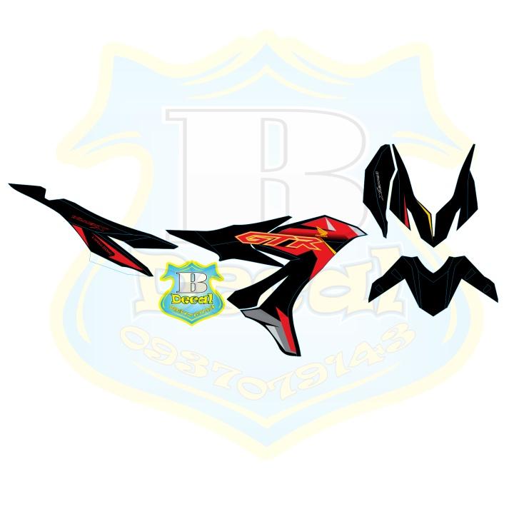 Tem rời xe winner X đỏ đen