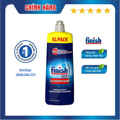 [HCM] Nước làm bóng chén bát Finish 750ml