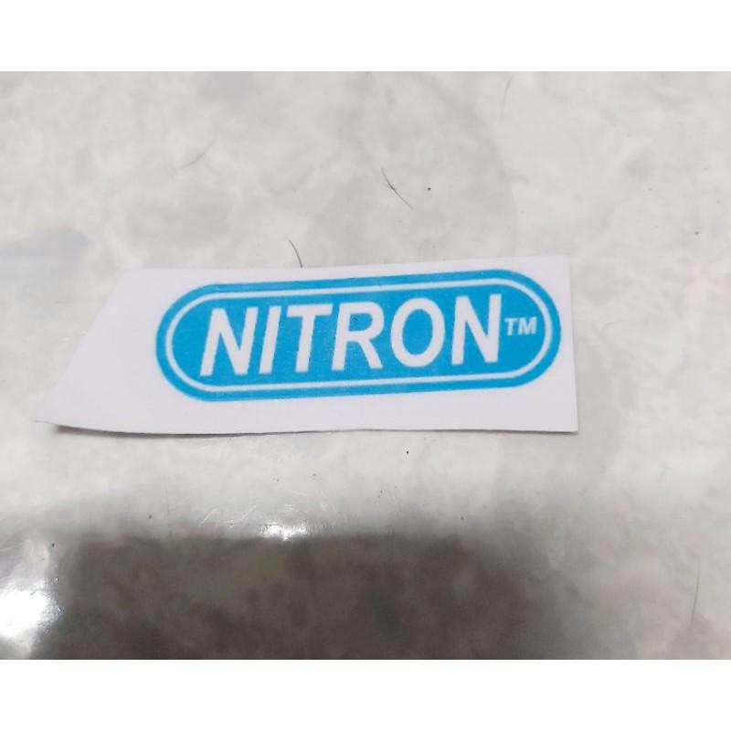 Tem Decal Nitron Nhỏ Dán Biển Số Xe