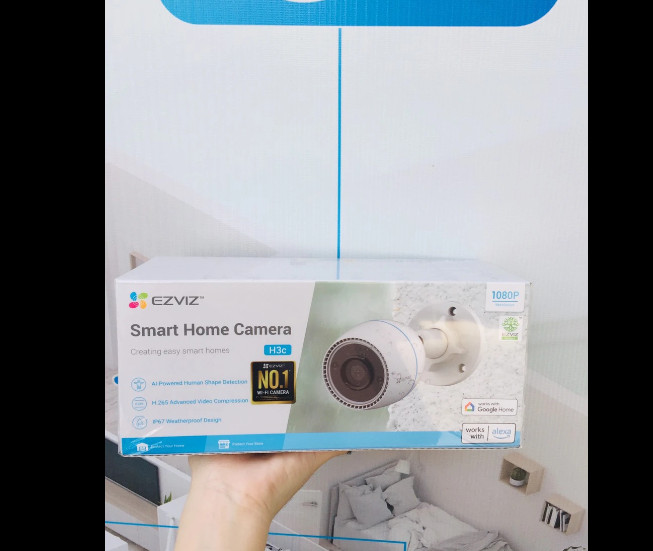 Camera Wi-Fi Ezviz 2MP H3C 1080P thường [Bản không Anten] hàng chính hãng