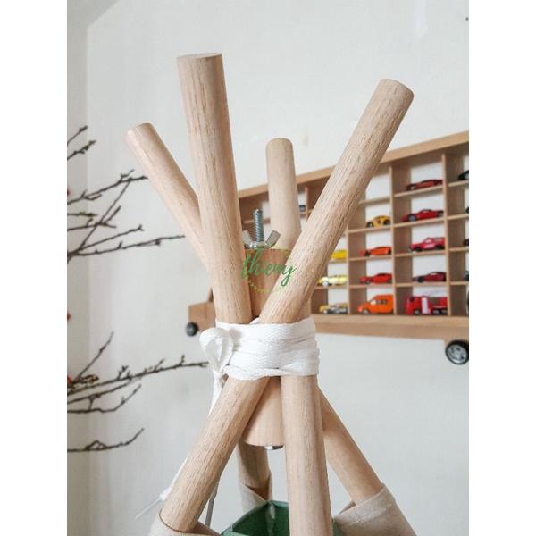 Trục cố định Lều vải, Teepee stabilizer Bộ chống đổ lều vải Cố định cho mọi loại lều vải cọc gỗ thổ dân