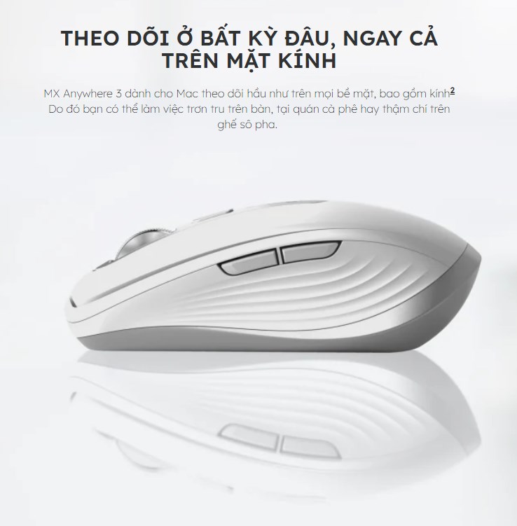 Chuột Logitech không dây MX Anywhere 3 for Mac - HÀNG CHÍNH HÃNG