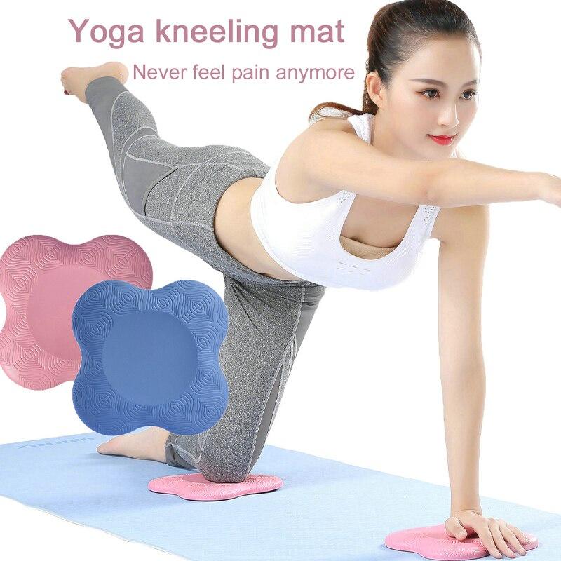 PU Yoga Knee Pads Cushion Mats Knee Wrist Elbow Protective Pad for Sports Fitness Exercise Yoga Non-slip Protective Mats