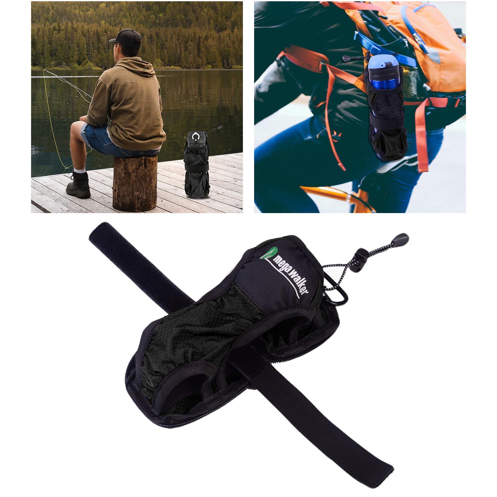 Shoulder Strap Water Bottle Carrier Cover Bag with Long Strap Holder