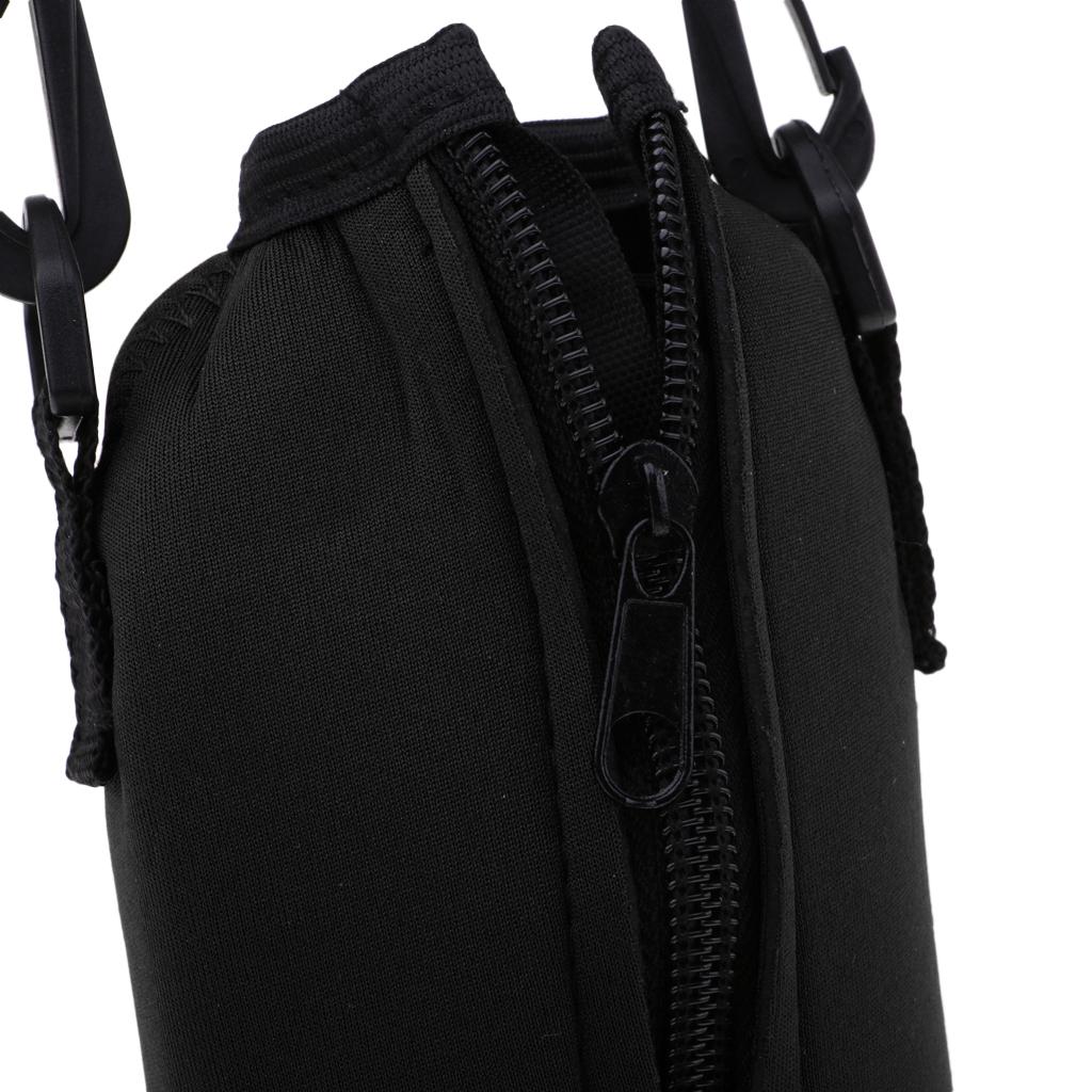750ml Sports Water Bottle Holder Sleeve Bag Neoprene Carry Pouch Case Black