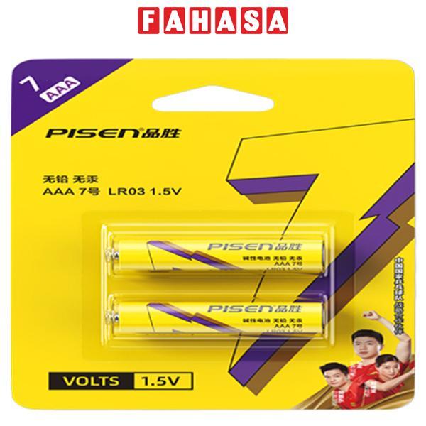 Vỉ 2 Pin Đũa AAA7 1.5V SuperLife - Pisen LR03