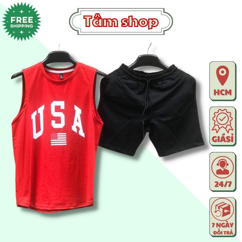 Đồ Bộ Thể Thao Nam Nữ USA - Set Quần Áo bốn mùa đẹp cao cấp mặc nhà đi chơi thoải mái 03