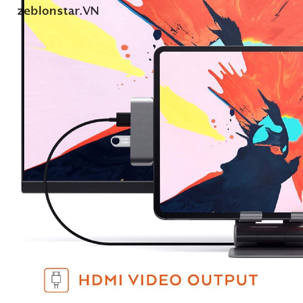 Bộ ChuyểN HUB HDMI PD / PD / HUB / Usb Type C Sang 3.5mm 4K Cho iPad