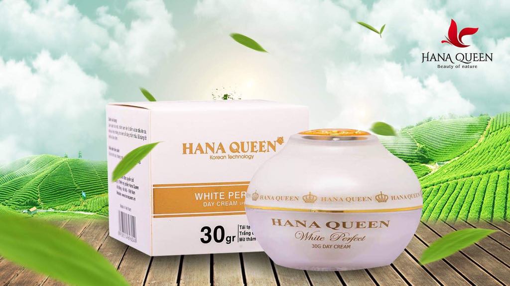 Kem Dưỡng Trắng Da Mờ Thâm Nám- White Pefect Day Cream Hanaqueen