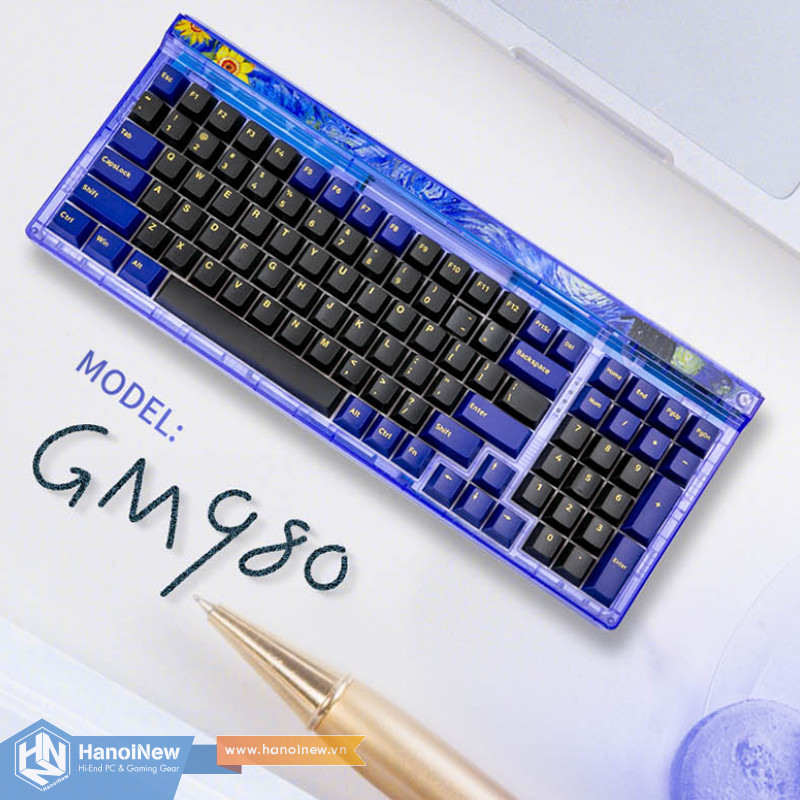 Bàn Phím Cơ Newmen GM980 Starry Gasket - Hàng chính hãng