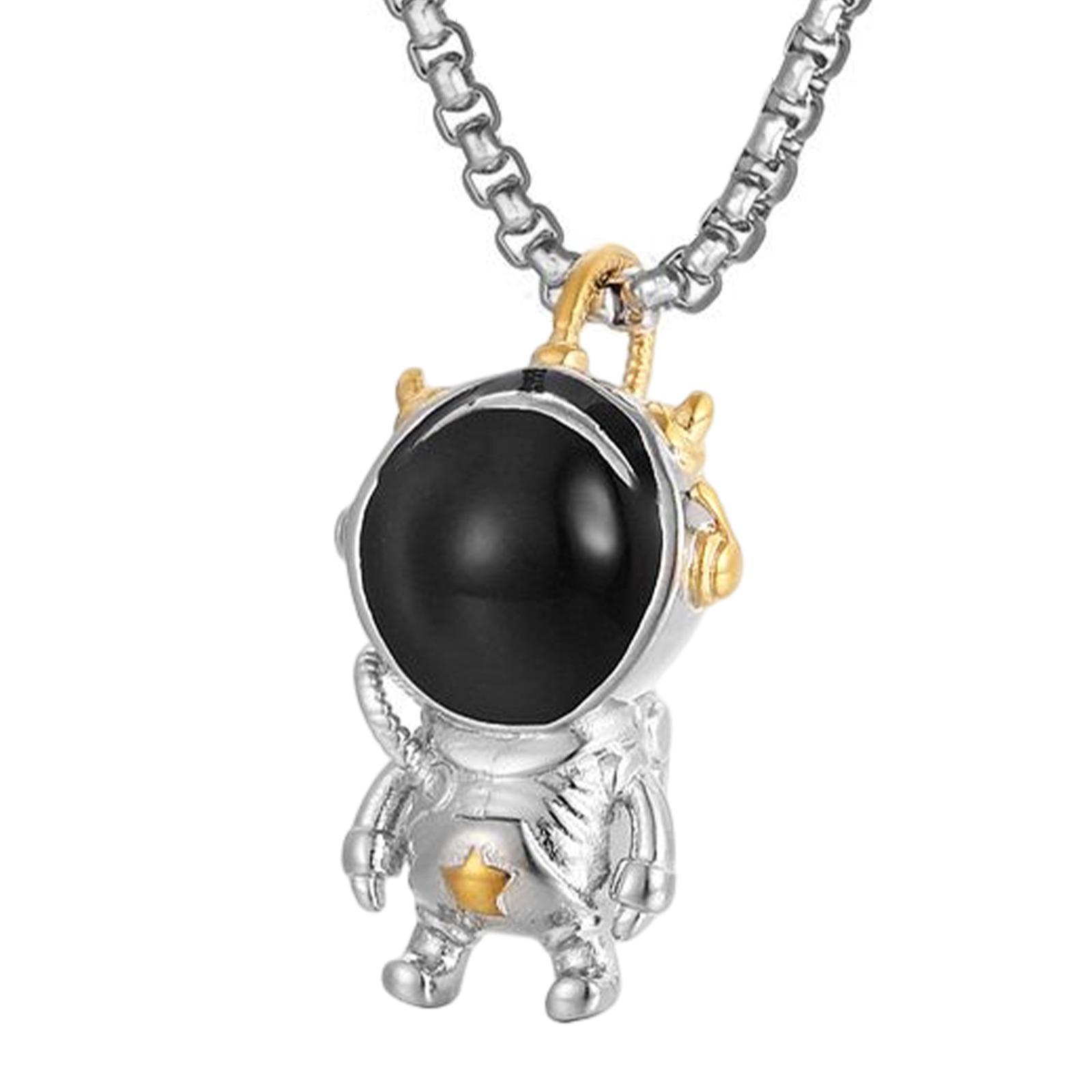 Astronaut Pendant Necklace Necklace for Couples Boys Girls