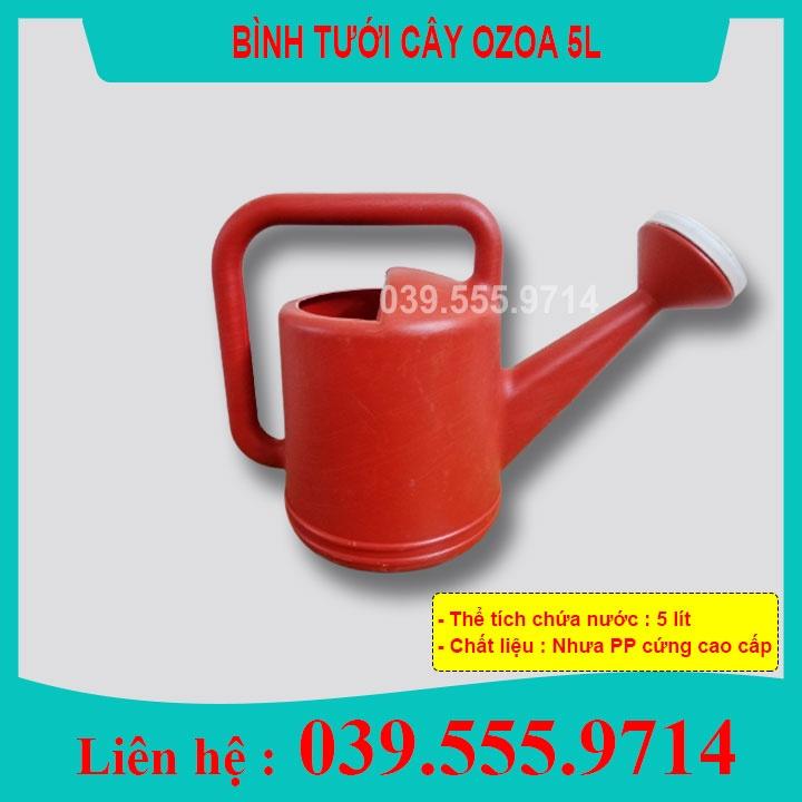 Bình nhựa tưới cây 5 lit - bình ô doa xách tay bền đẹp