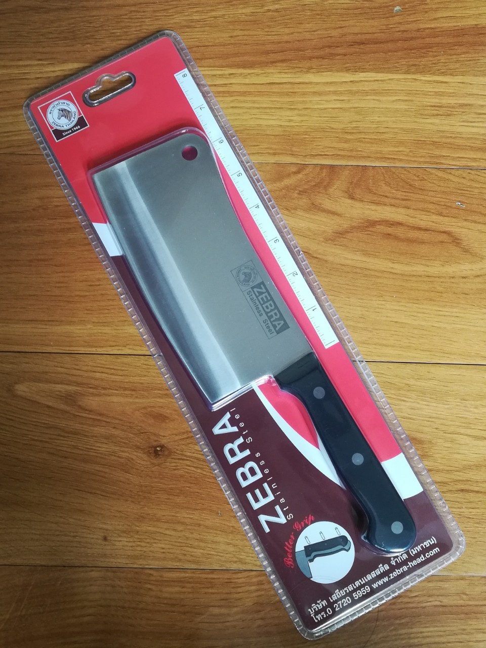 Dao Inox Zebra Nhà Bếp Cán Nhựa 6,5" -100260