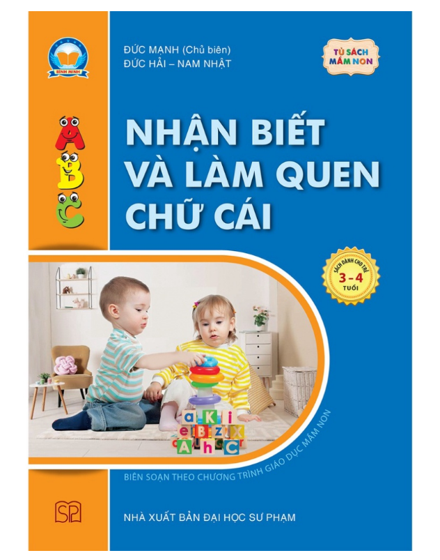 Sách Nhận biết và làm quen chữ cái - cho trẻ 3 - 4 tuổi