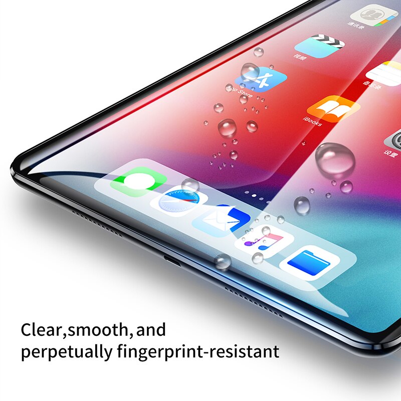 Kính Cường Lực cho Apple iPad 12.9-inch (2018) Baseus 0.3mm Transparent Tempered Glass Film - Hàng Chính Hãng