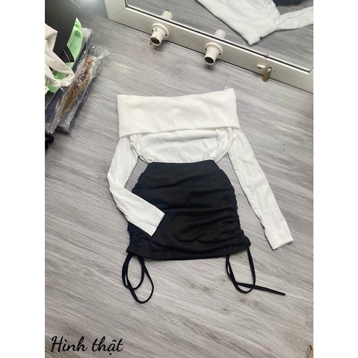ÁO TRỄ VAI THUN GÂN TAY DÀI