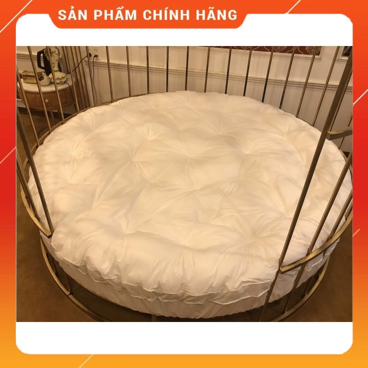 Nệm Topper Khách Sạn Tăng Độ Êm Cho Đệm - Mattress Topper DADA - Xuất Khẩu EU - Màu Trắng