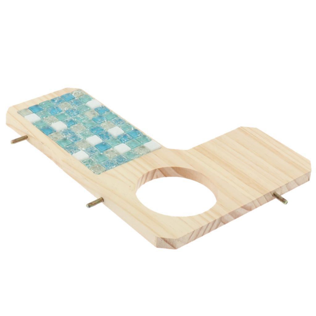 Hamster Wooden Stand Platform Hamster Cage Accessories for Small Pet