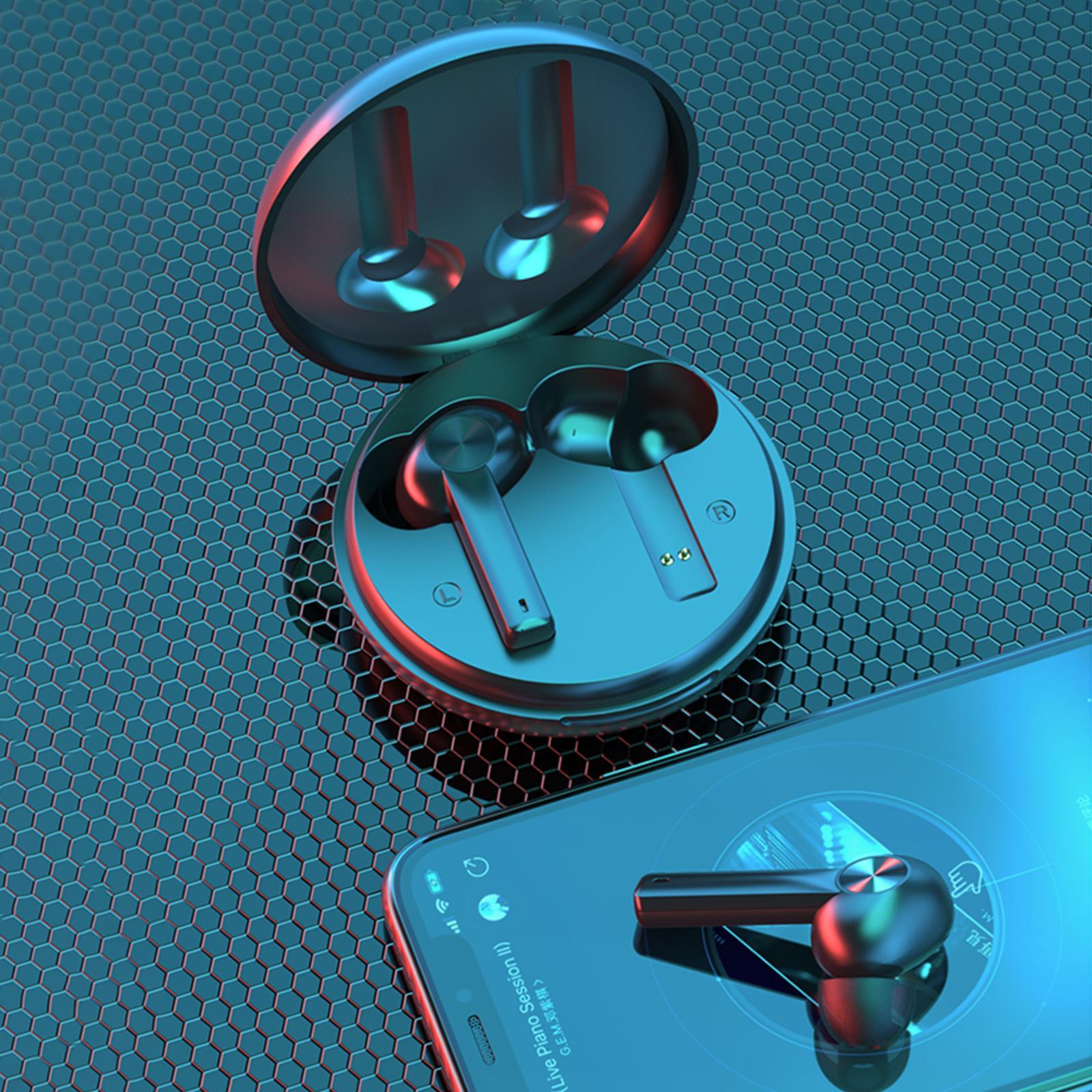 Bluetooth Earphone LED Digital Display Ear Earbud Premium Sound for Jogging