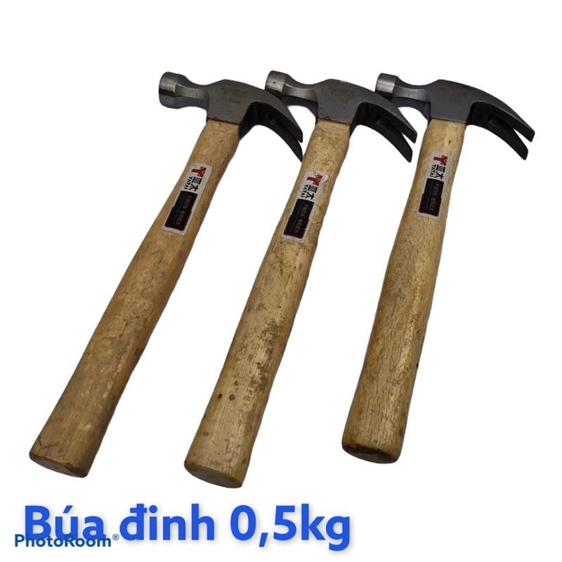 Búa đinh 0,5kg-32cm cán gỗ vàng Đài Loan