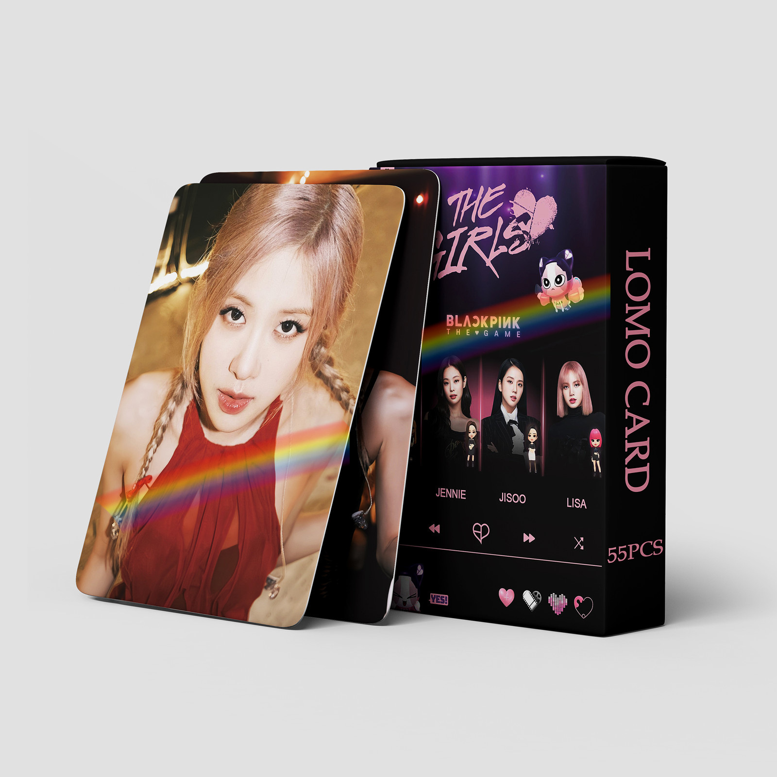 Set 55 lomo card Hologram Blackpink-The Girls