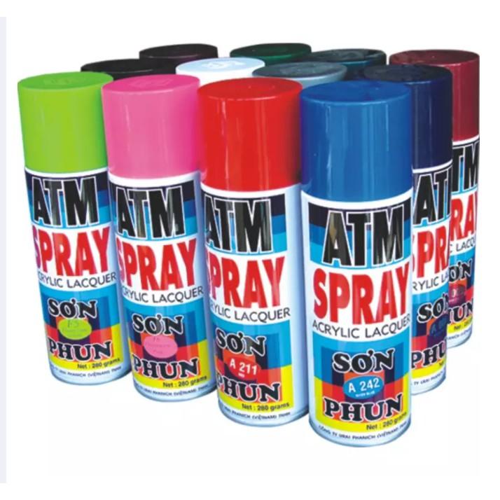 Sơn Xịt ATM Spray Paint A216 Xanh Đen