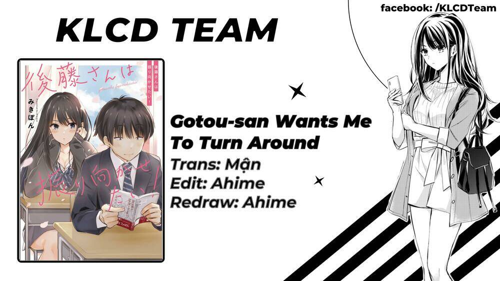 gotou-san wa furimukasetai! chapter 9.1 1